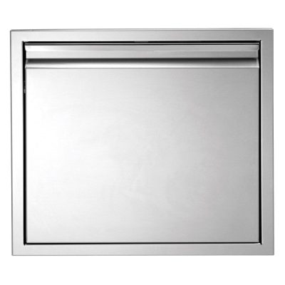 Twin Eagles 24-Inch Left-Hinged Stainless Steel Single Access Door with Soft-Close – TEAD24L-C