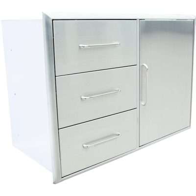 Saber 36-Inch Access Door & Triple Drawer Combo