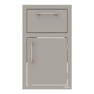 Alfresco 17-Inch Stainless Steel Right-Hinged Soft-Close Door & Drawer Combo – AXE-DDR-R-SC