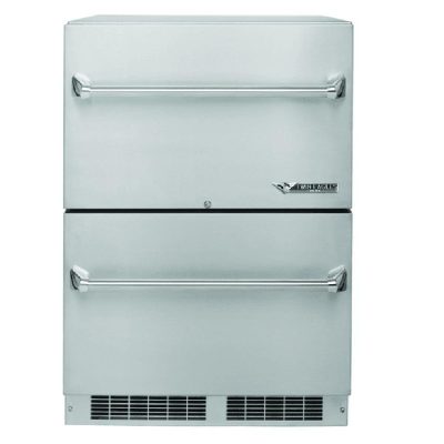 Twin Eagles 24-Inch Outdoor Rated Double Drawer Refrigerator – TERD242-G