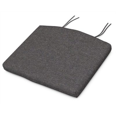 POLYWOOD Outdoor Seat Cushion – 18 X 22-Inch – Ash Charcoal