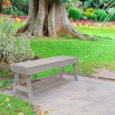 Lakeview Elm Pointe 4-Foot Picnic Bench – Harbor Gray