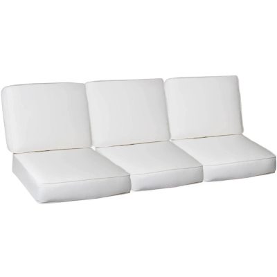 Sunbrella Canvas Natural 6 Piece Small Outdoor Replacement Sofa Cushion Set W/ Piping By BBQGuys Signature