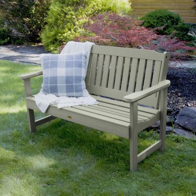 Lakeview 4-Foot Hart Lane Garden Bench – Eucalyptus