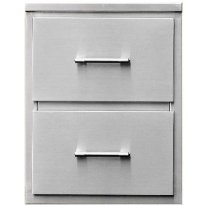 TEC 18-Inch Stainless Steel Double Access Drawers – DD18