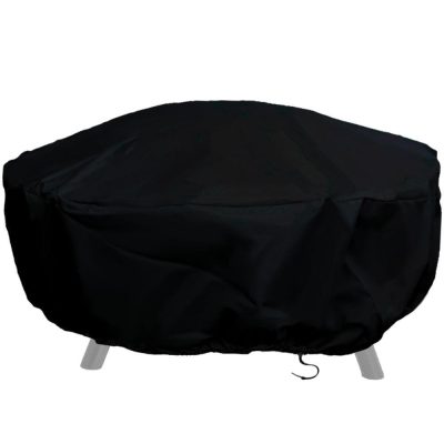 Ultimate Patio 80-Inch Round Fire Pit Cover – Black