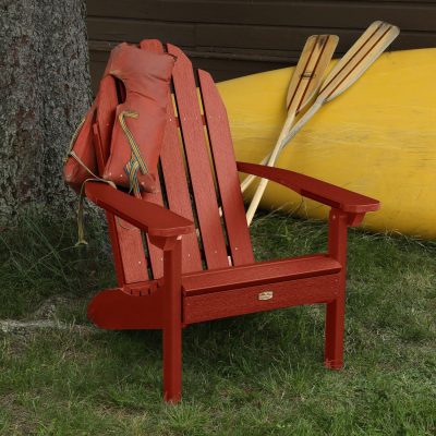 Lakeview The Charmville Adirondack Chair – Rustic Red