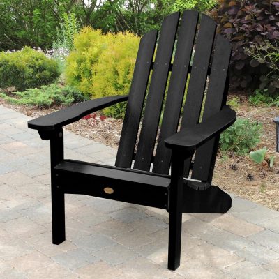 Lakeview Paradise Key Adirondack Chair – Black