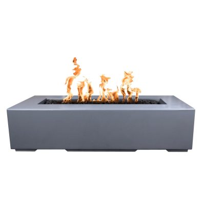 Top Fires by The Outdoor Plus Regal 48-Inch Propane Fire Pit – Gray Concrete – Electronic Ignition W/ Remote