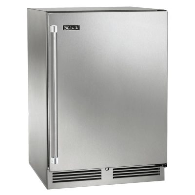 Perlick 24-Inch Signature Series Stainless Steel Outdoor Dual Zone Refrigerator/Wine Reserve – Right Hinged – HP24CO-4-1R