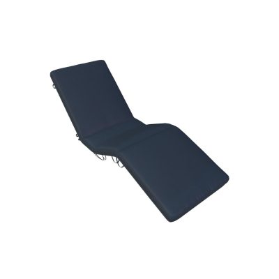 Sunbrella Canvas Navy Sun Bed Cushion by Royal Teak Collection