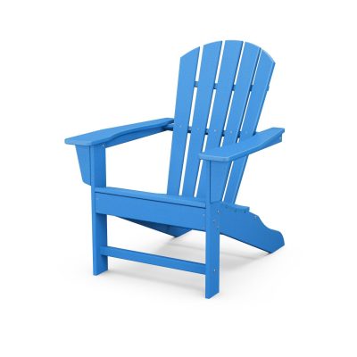 POLYWOOD Palm Coast Adirondack Chair – Pacific Blue