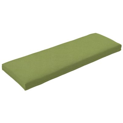 Sunbrella Spectrum Cilantro Small Outdoor Replacement Bench Cushion W/ Knife Edge By BBQGuys Signature