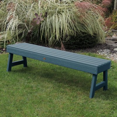 Lakeview Elm Pointe 5-Foot Picnic Bench – Nantucket Blue