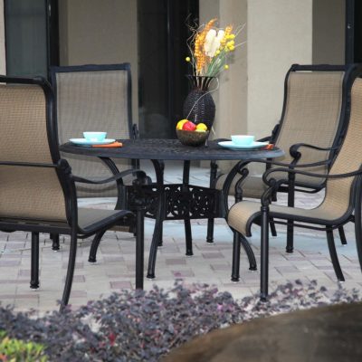 Darlee Monterey 5 Piece Sling Patio Dining Set