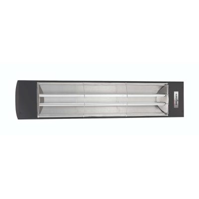 Eurofase 39-Inch 4000 Watt Dual Element 277V Electric Infrared Patio Heater – Black – EF40277B